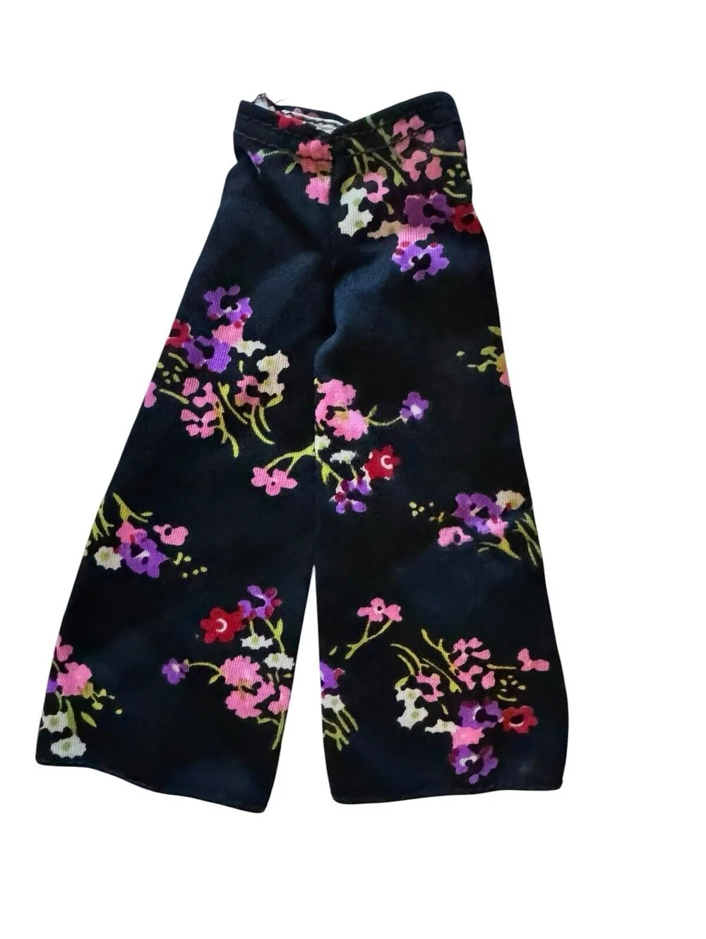 VINTAGE 1975 Mattel Barbie Best Buy #7415 Palazzo Pants Only Black & Rose